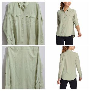 NWT Departure 2.0 Long-Sleeve Shirt GREEN